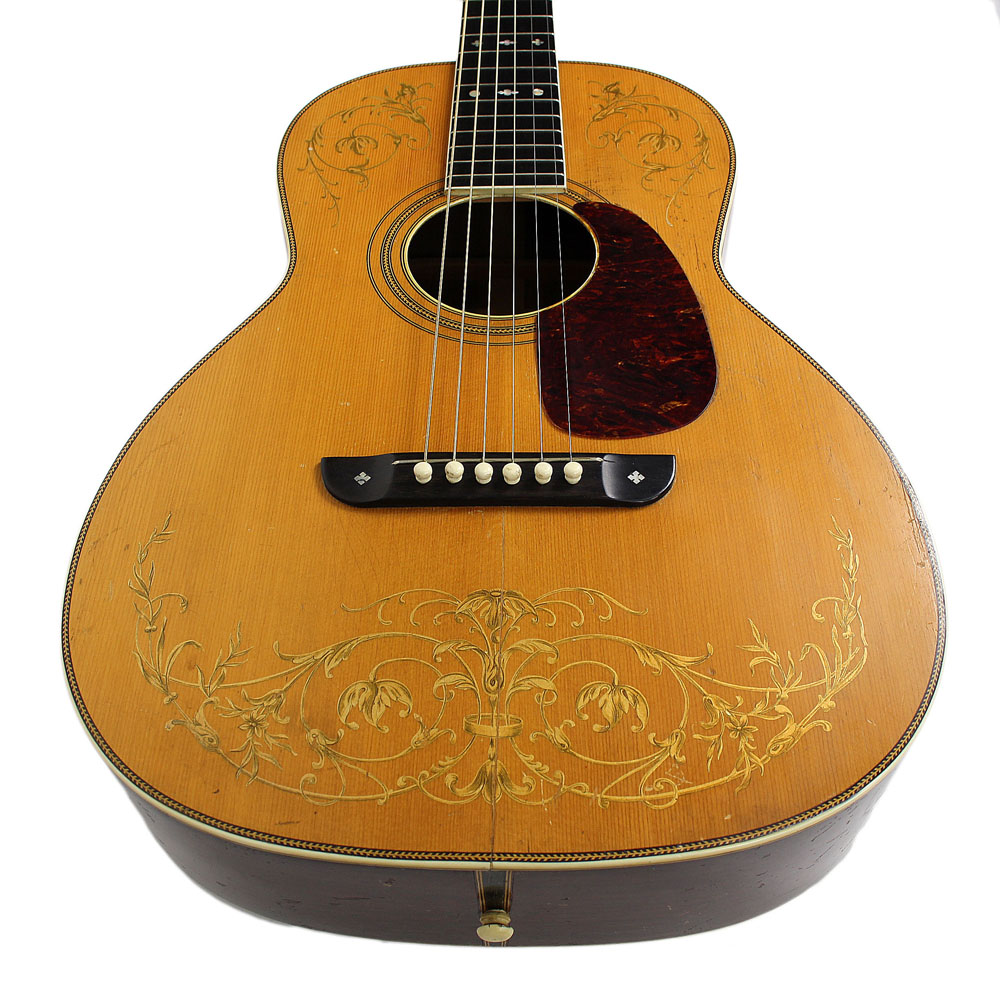 VINTAGE 1930 WASHBURN STYLE 5238 TONK BROTHERS PARLOR ACOUSTIC GUITAR